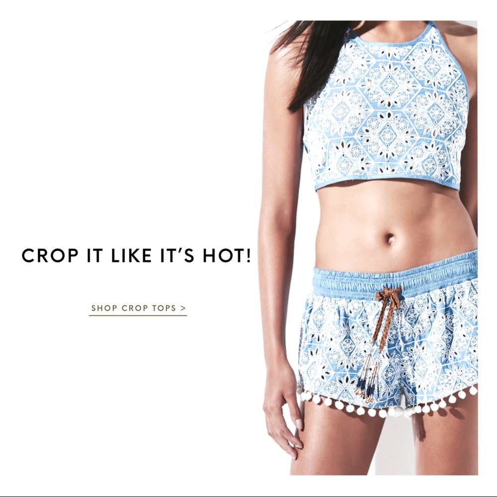 Crop it likes it’s hot with this selection of tops